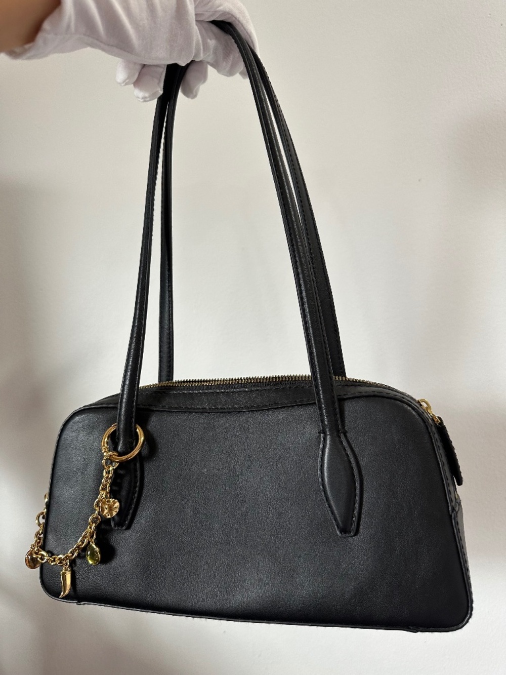 Madewell The Top-Zip Mini Shoulder True Black - Picture 2 of 7